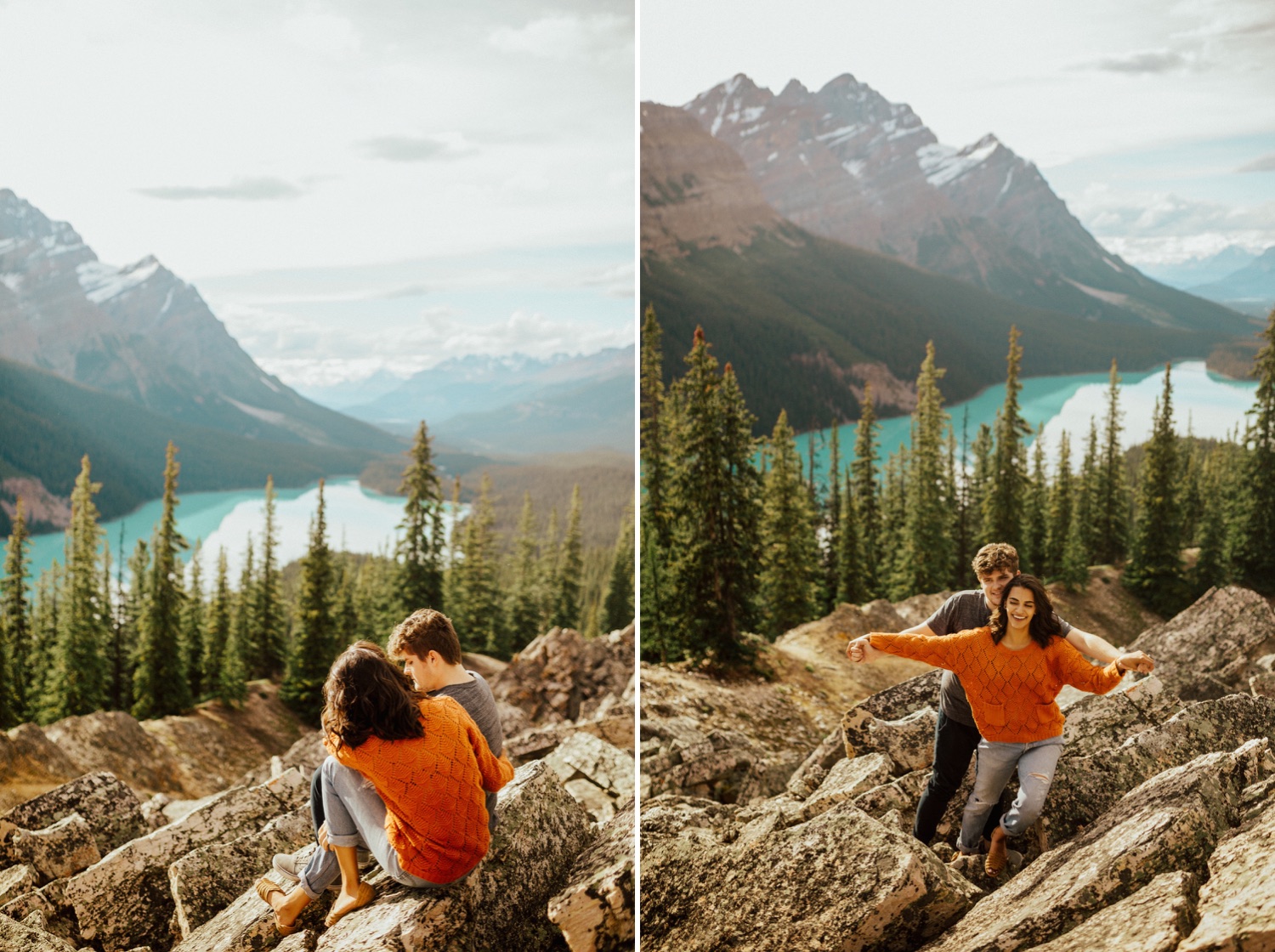 Banff Engagement photos, Engagement photos at Moraine Lake in Banff National Park, Banff National Park Engagement photos, Engagement photos in Banff, Banff Engagement photos, Engagement photos at Moraine Lake, Engagement photos at Peyto Lake, Moraine Lake Engagement photos, Banff Wedding photographer, Peyto Lake Engagement photos, Engagement photos at Peyto Lake in Banff National Park