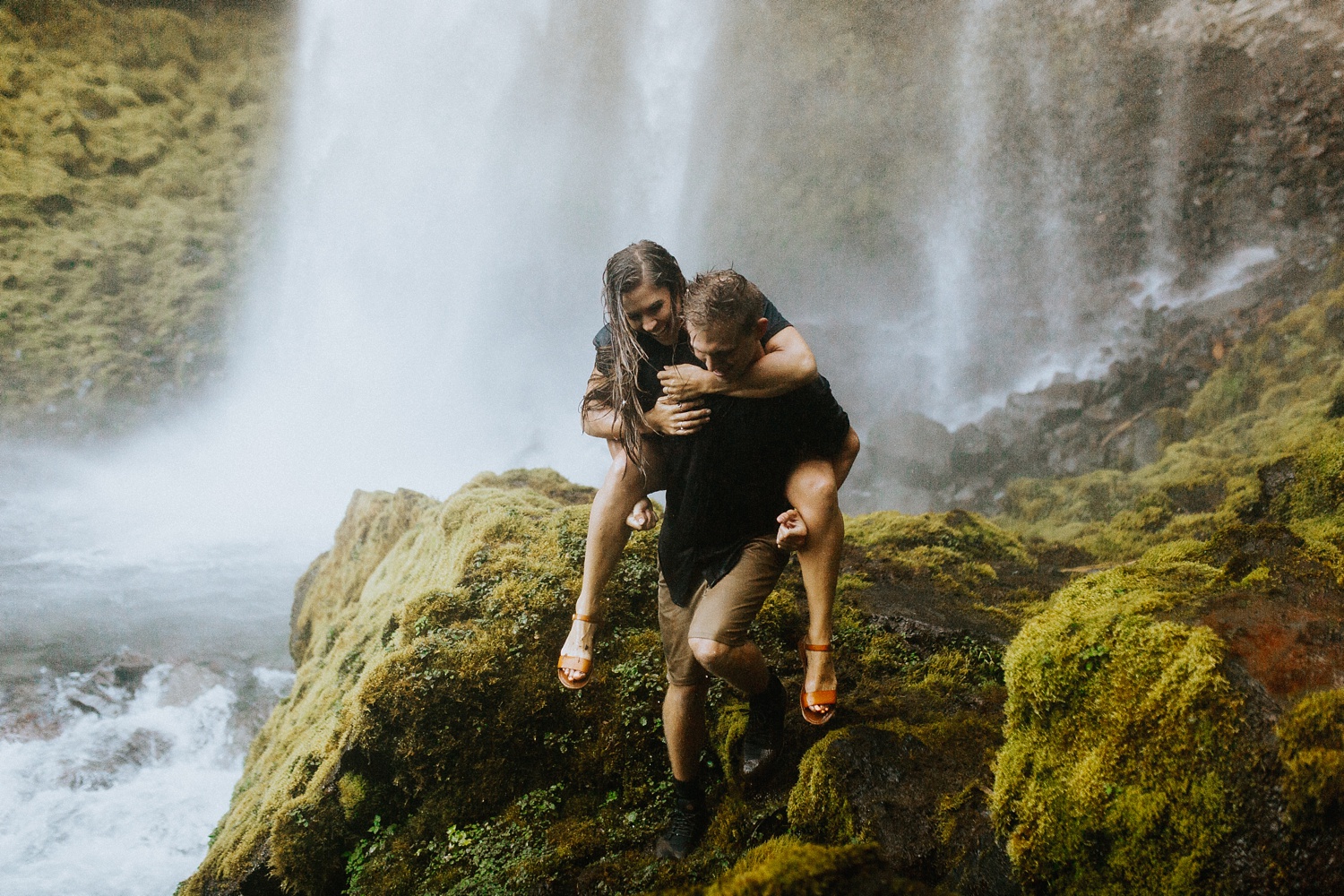 Lethbridge wedding photographer, Alberta wedding photographer, Alberta elopement photographer, Banff wedding photographer, Banff elopement photographer, adventurous photographer, Canada, Alberta, waterfall_3