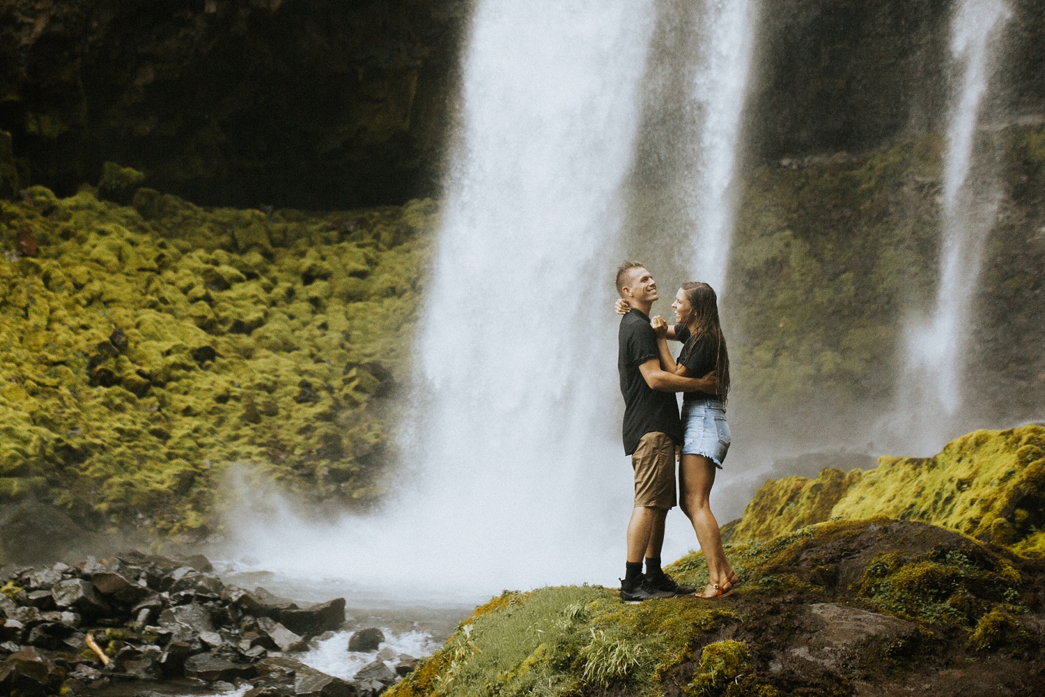 Lethbridge wedding photographer, Alberta wedding photographer, Alberta elopement photographer, Banff wedding photographer, Banff elopement photographer, adventurous photographer, Canada, Alberta, waterfall_3