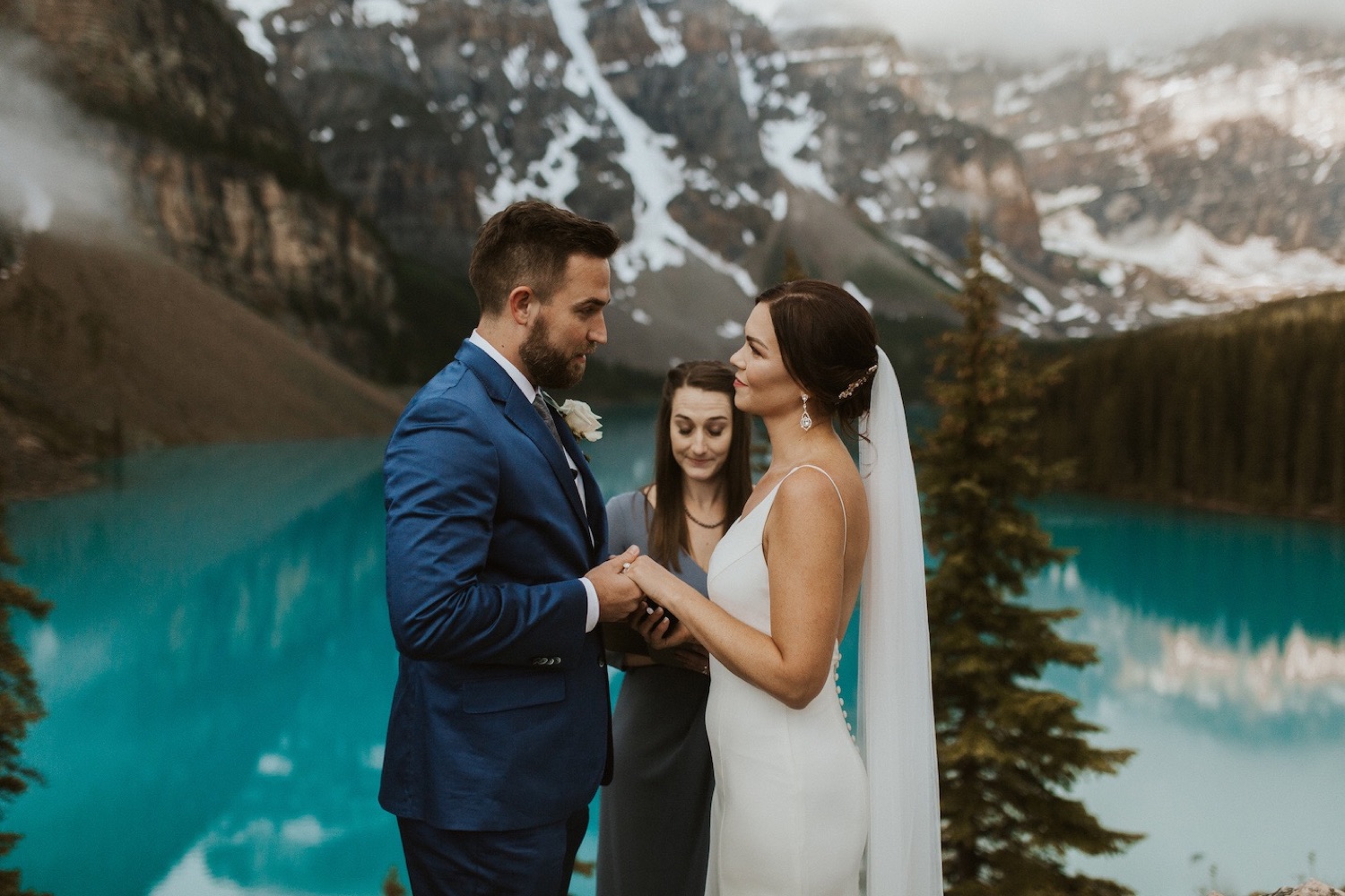 Banff wedding, Banff wedding photographer, banff elopement, banff elopement photographer, A Sunrise Elopement at Moraine Lake in Banff National Park, Banff National Park Sunrise Elopement, Elopement at Banff National Park, Banff National Park Wedding, How to get married in Banff National Park, Banff National Park Elopement, Moraine Lake Elopement, banff national park wedding photographer, Moraine lake wedding photographer, Moraine Lake wedding photos, Wedding at Moraine Lake in Banff National Park