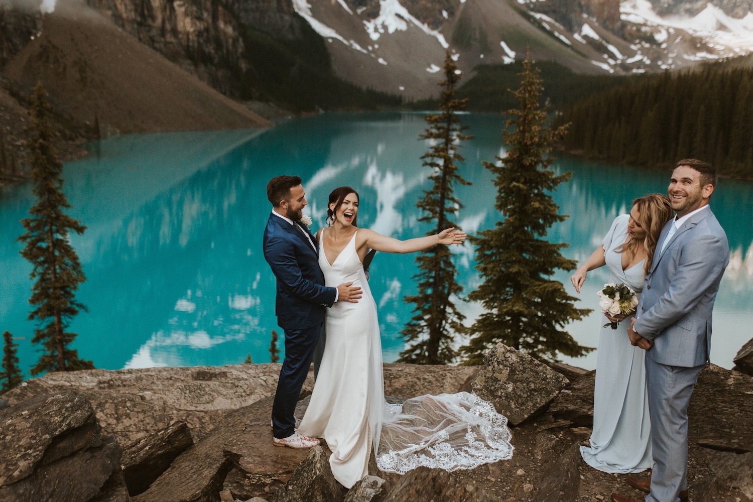 Banff wedding, Banff wedding photographer, banff elopement, banff elopement photographer, A Sunrise Elopement at Moraine Lake in Banff National Park, Banff National Park Sunrise Elopement, Elopement at Banff National Park, Banff National Park Wedding, How to get married in Banff National Park, Banff National Park Elopement, Moraine Lake Elopement, banff national park wedding photographer, Moraine lake wedding photographer, Moraine Lake wedding photos, Wedding at Moraine Lake in Banff National Park