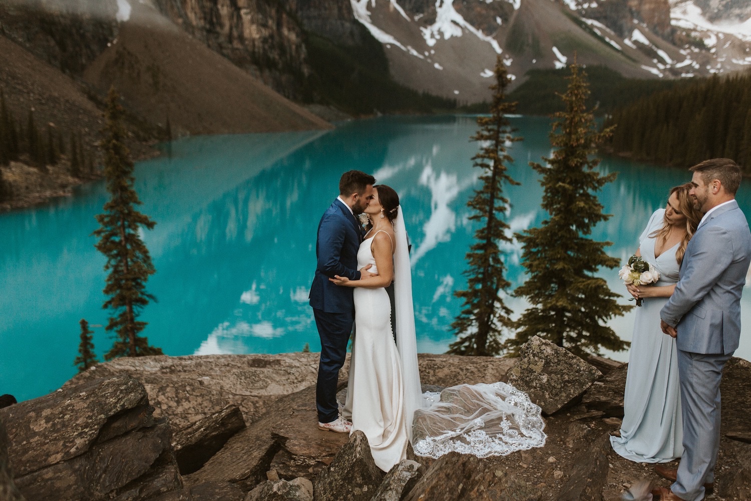 Banff wedding, Banff wedding photographer, banff elopement, banff elopement photographer, A Sunrise Elopement at Moraine Lake in Banff National Park, Banff National Park Sunrise Elopement, Elopement at Banff National Park, Banff National Park Wedding, How to get married in Banff National Park, Banff National Park Elopement, Moraine Lake Elopement, banff national park wedding photographer, Moraine lake wedding photographer, Moraine Lake wedding photos, Wedding at Moraine Lake in Banff National Park