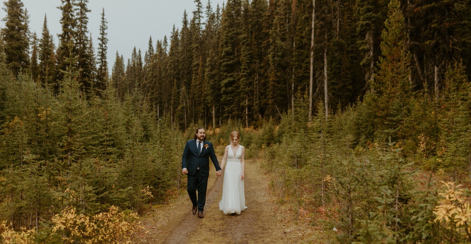 Banff Elopement, Banff Elopement with Family present, Small wedding in Banff, Banff small outdoor wedding, Banff small wedding with friends and family present, how to elope with family present, family elopement, Banff summer elopement, Banff fall wedding, Ceremony in Canmore, Wedding Ceremony at Sprays Lake in Canmore, How to get married in Banff, How to get married in canmore, Banff wedding photographer, Banff Elopement Photographer, Wedding near Banff in Canmore