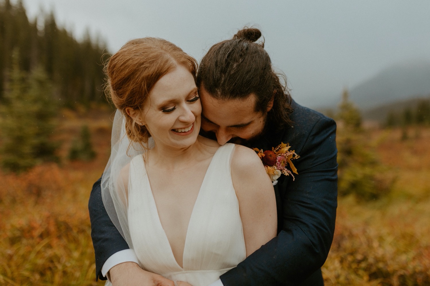 Banff Elopement, Banff Elopement with Family present, Small wedding in Banff, Banff small outdoor wedding, Banff small wedding with friends and family present, how to elope with family present, family elopement, Banff summer elopement, Banff fall wedding, Ceremony in Canmore, Wedding Ceremony at Sprays Lake in Canmore, How to get married in Banff, How to get married in canmore, Banff wedding photographer, Banff Elopement Photographer, Wedding near Banff in Canmore