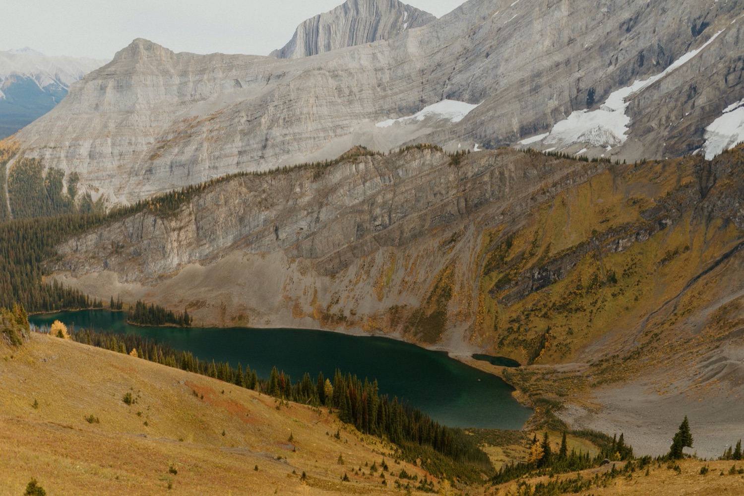 Banff Adventure Engagement Session Hiking in Banff near Kananaskis area