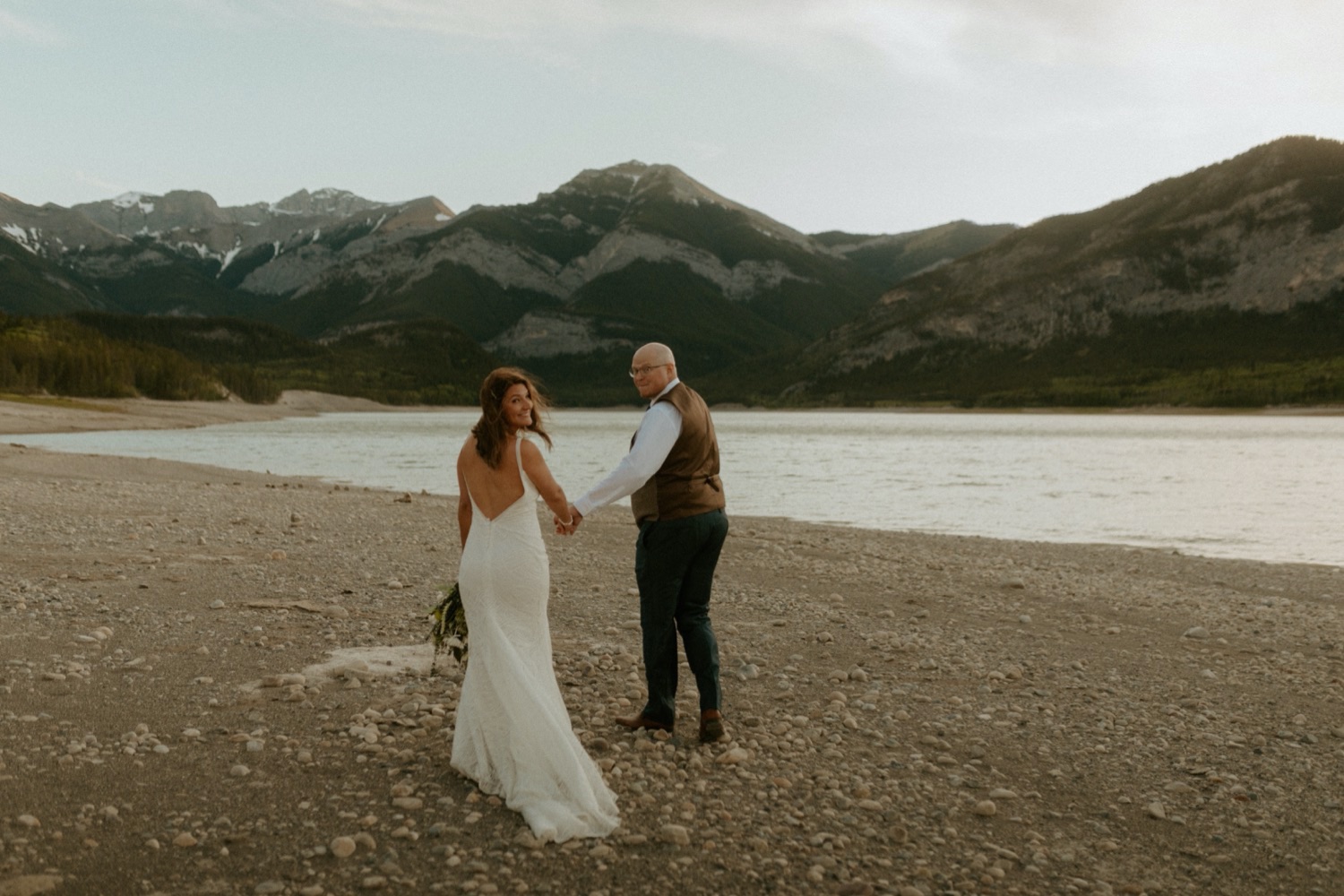 Kananaskis Mountain Elopement, Kananaskis Mountain Elopement with their Dog, Kananaskis summer elopement, kananaskis summer wedding, kananaskis elopement, kananaskis wedding, wedding with dog, elopement with dog present, where to get married in kananaskis, where to elope in kananaskis, kananaskis wedding ceremony, kananaskis elopement photographer, kananaskis elopement photographer, Alberta wedding and elopement photographer