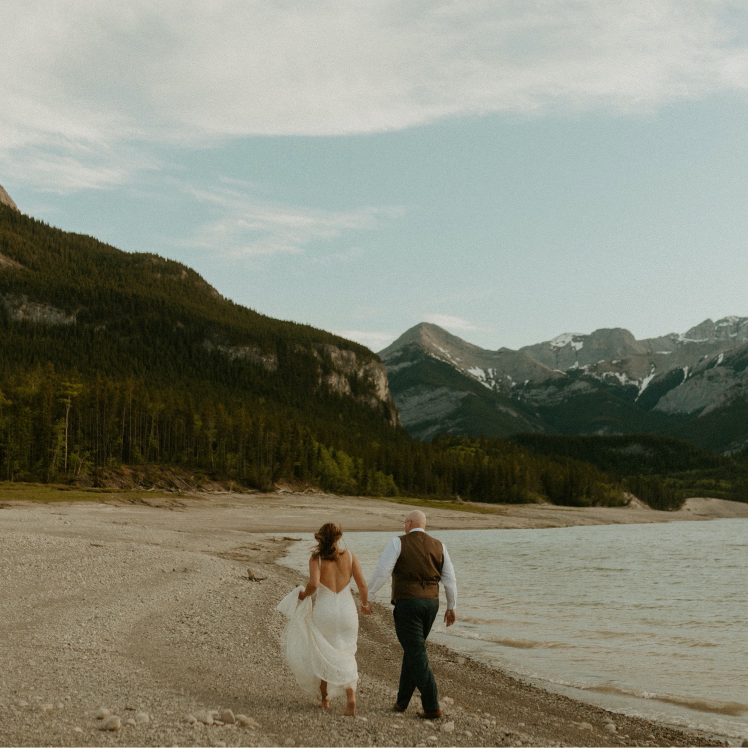 Kananaskis Mountain Elopement, Kananaskis Mountain Elopement with their Dog, Kananaskis summer elopement, kananaskis summer wedding, kananaskis elopement, kananaskis wedding, wedding with dog, elopement with dog present, where to get married in kananaskis, where to elope in kananaskis, kananaskis wedding ceremony, kananaskis elopement photographer, kananaskis elopement photographer, Alberta wedding and elopement photographer