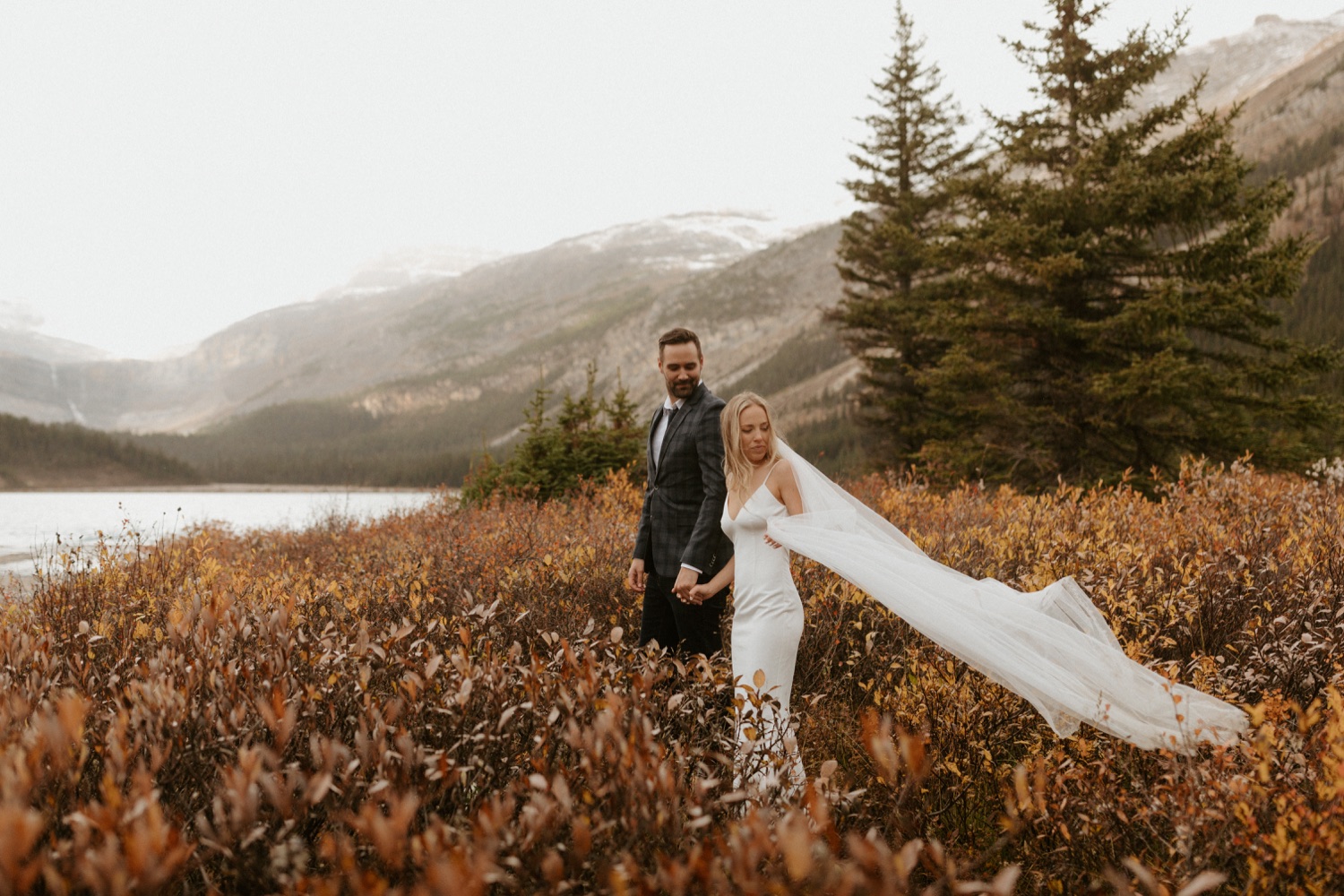 Bow Lake Elopement, Elopement at Bow Lake, Elopement photos at Bow lake, Wedding photos at Bow Lake, Wedding at Bow lake in Banff, Bow lake elopement photographer, bow lake photographer, bow lake, bow lake in banff, bow lake in banff national park, banff national park bow lake, bow lake sunrise elopement, bow lake photos