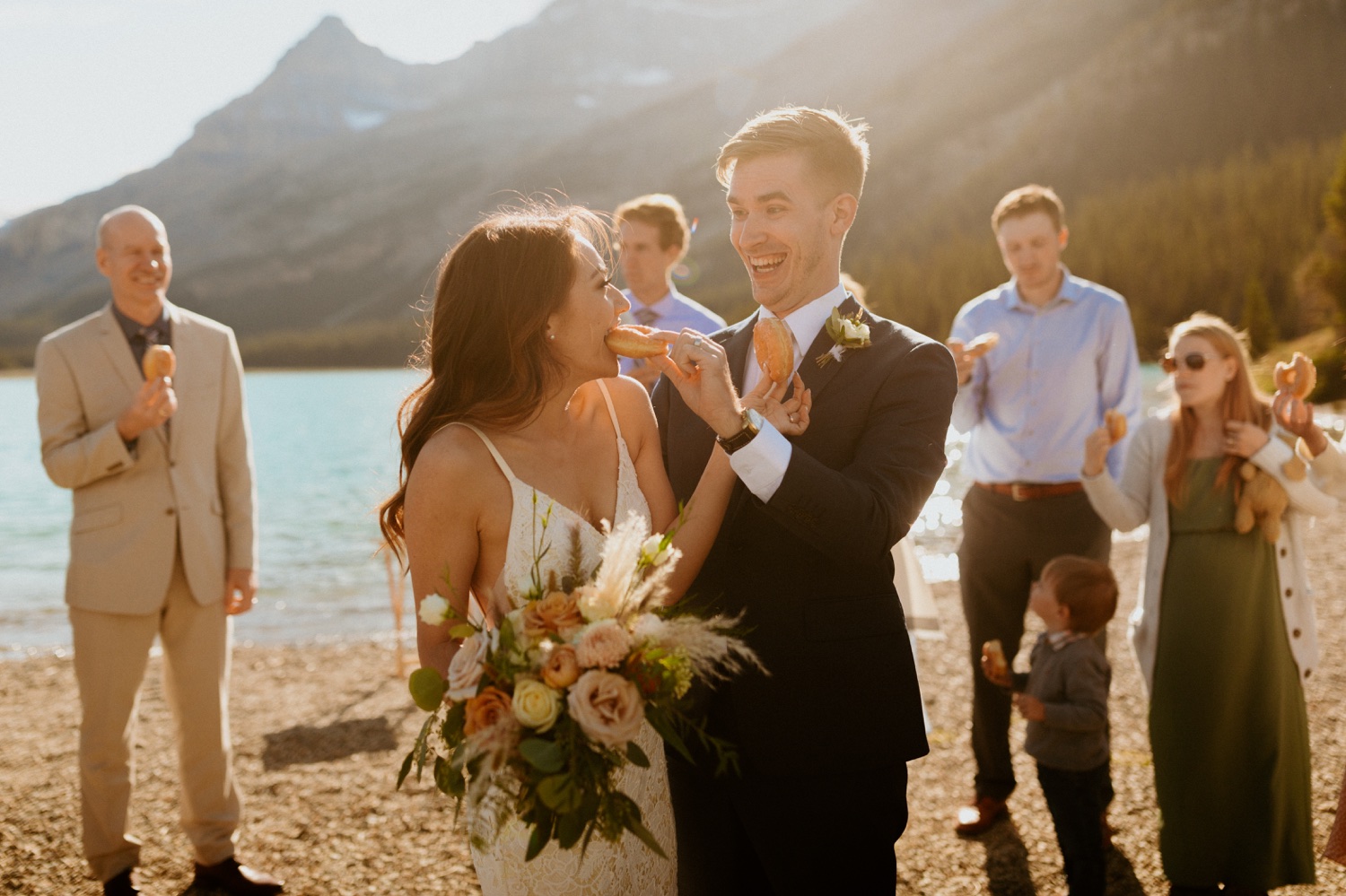 Bow Lake Wedding, Wedding at Bow Lake, Wedding photos at Bow lake, Wedding at Bow lake in Banff, Bow lake wedding photographer, bow lake photographer, bow lake, bow lake in banff, bow lake in banff national park, banff national park bow lake, bow lake sunrise wedding, bow lake photos