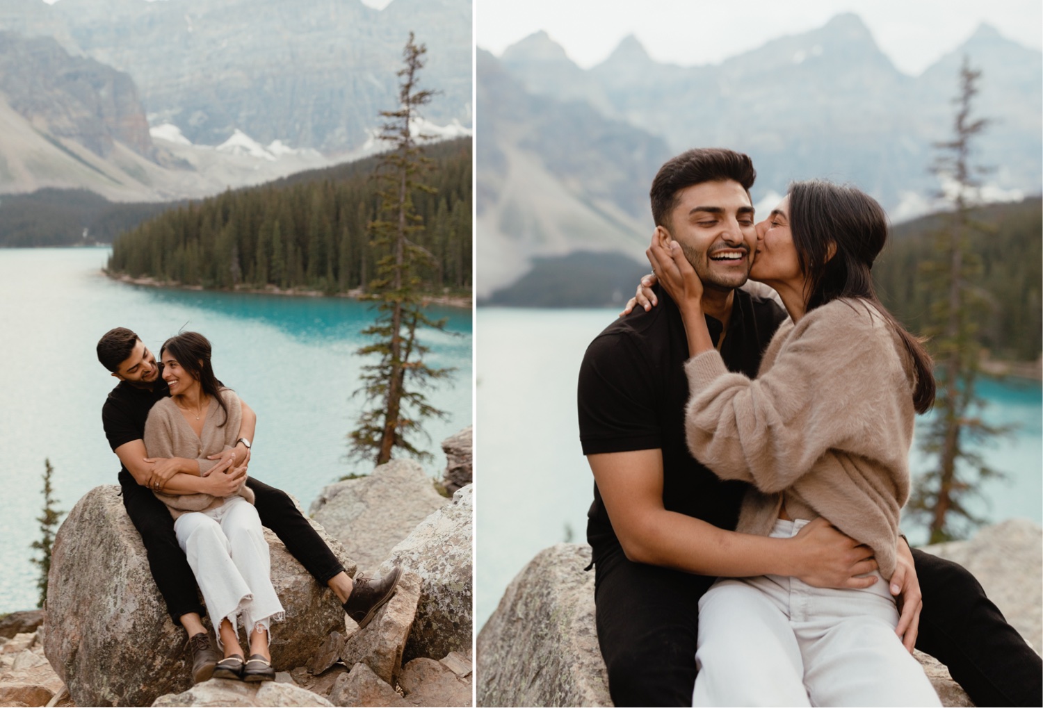 Moraine lake engagement photos, Moraine Lake engagement photos in Banff National Park, Banff National Park Engagement photos at Moraine, Banff engagement photos blue lake, Engagement photos in Banff, Banff Engagement photos, where to get engagement photos in Banff