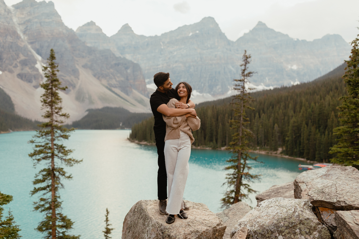 Moraine lake engagement photos, Moraine Lake engagement photos in Banff National Park, Banff National Park Engagement photos at Moraine, Banff engagement photos blue lake, Engagement photos in Banff, Banff Engagement photos, where to get engagement photos in Banff