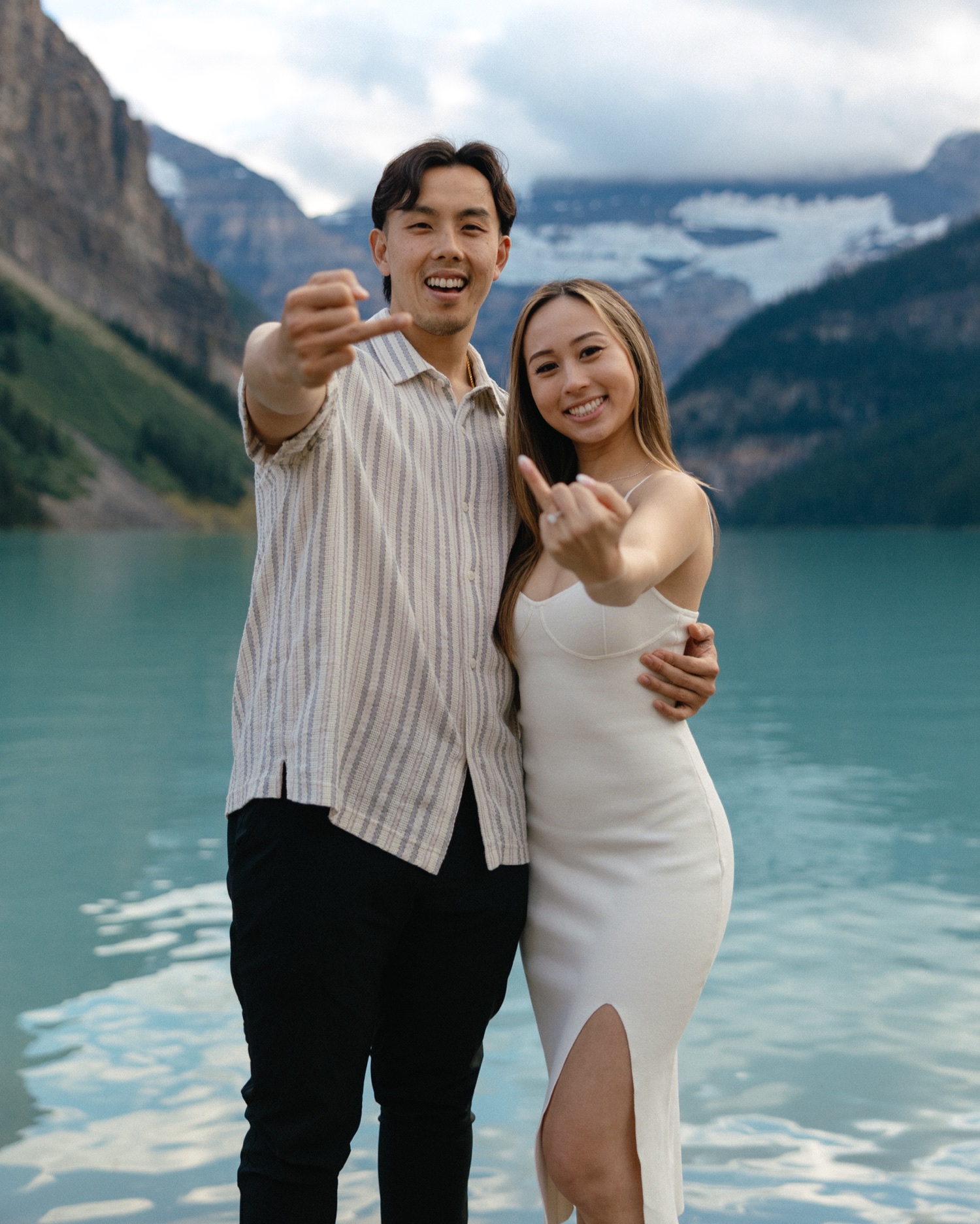 Lake Louise Proposal Photos Banff National Park at Fairmont Château Lake Louise shot by Havilah Heger Photography