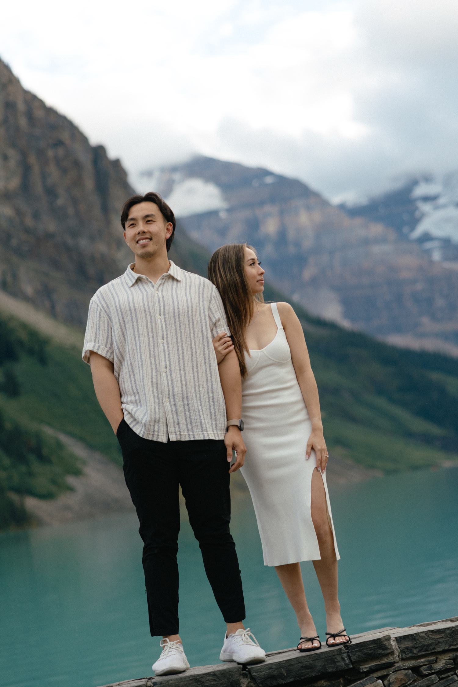 Lake Louise Proposal Photos Banff National Park at Fairmont Château Lake Louise shot by Havilah Heger Photography