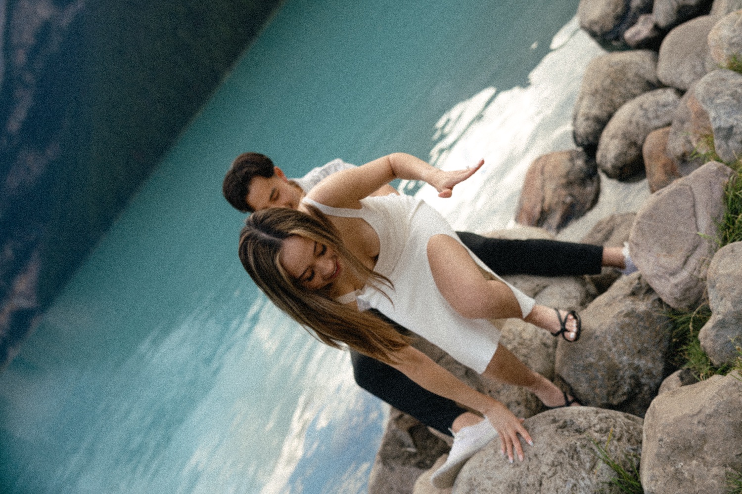 Lake Louise Proposal Photos Banff National Park at Fairmont Château Lake Louise shot by Havilah Heger Photography