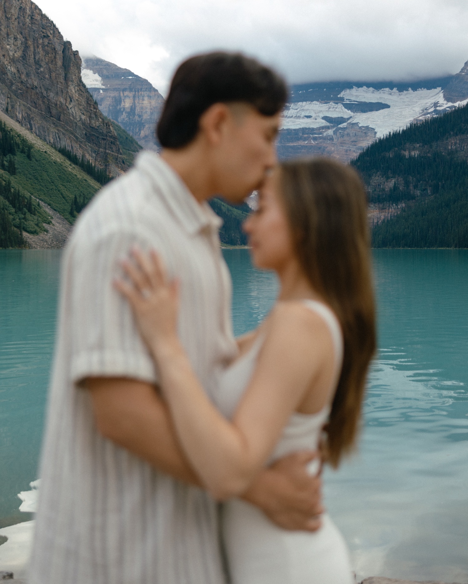 Lake Louise Proposal Photos Banff National Park at Fairmont Château Lake Louise shot by Havilah Heger Photography