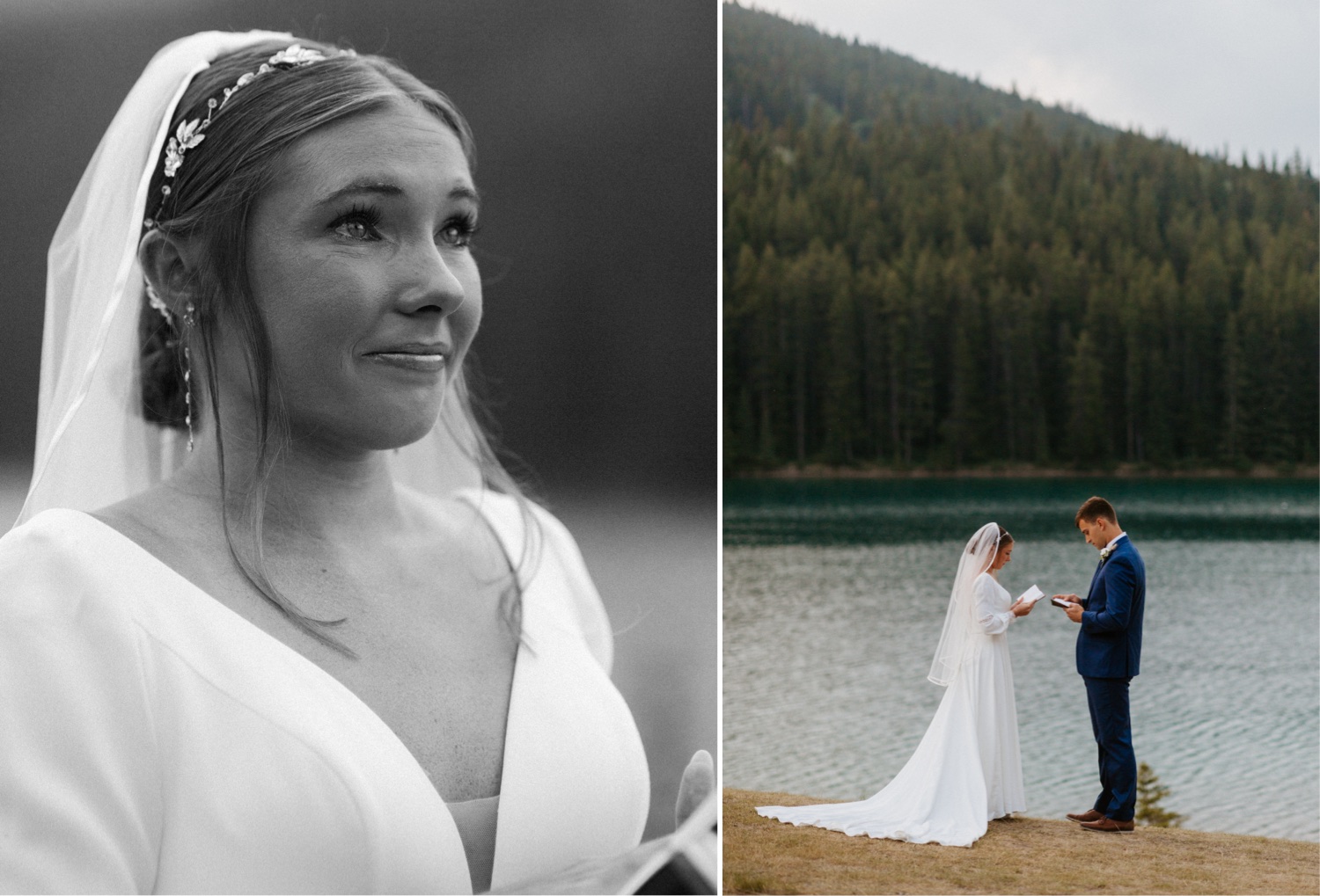 Banff Sunrise Elopement, Banff National Park Sunrise Elopement, Sunrise elopement with friends and family in Banff, sunrise elopement photos in Banff, Outdoor elopement photos in Banff during sunrise, Banff Sunrise Elopement Photography
