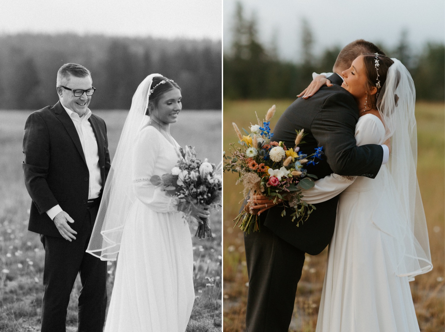 Banff Sunrise Elopement, Banff National Park Sunrise Elopement, Sunrise elopement with friends and family in Banff, sunrise elopement photos in Banff, Outdoor elopement photos in Banff during sunrise, Banff Sunrise Elopement Photography